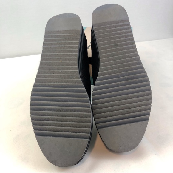 Toms Black Alp Midform Canvas Shoes - Picture 12 of 16